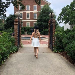 Backless White Lulu’s Dress